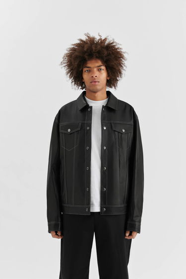 Jacka AXEL ARIGATO Kai Leather Jacket Svart | A2209001, 2