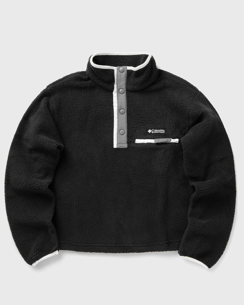 Sweater Columbia Helvetia II Cropped Half Snap Fleece Pullover Svart | 2092231008