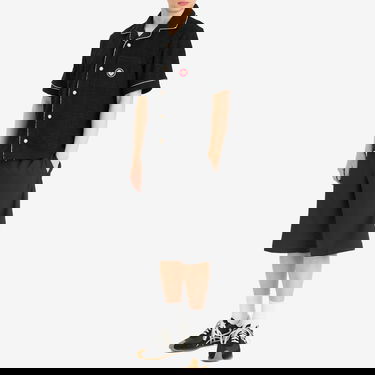 Skjorta Casablanca Casablanca Towelling Monogram Shirt, Size Large Svart | MPF25-SH-085-02, 4