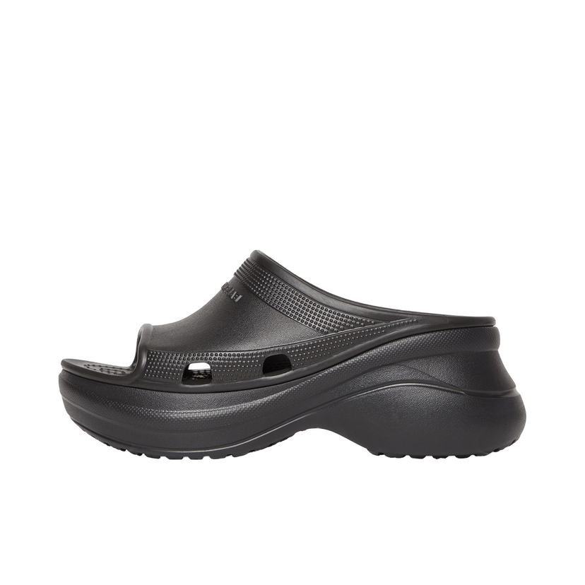 Sneakers och skor Balenciaga Crocs x Pool Slide Sandals Black Svart | 677386W1S8E1000
