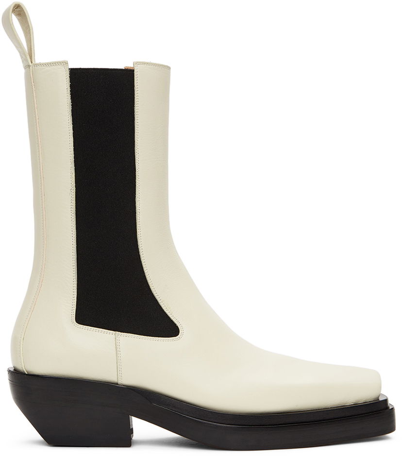 Sneakers och skor Bottega Veneta Bottega Veneta 'The Lean' Chelsea Boots Vit | 639702 - V00M0