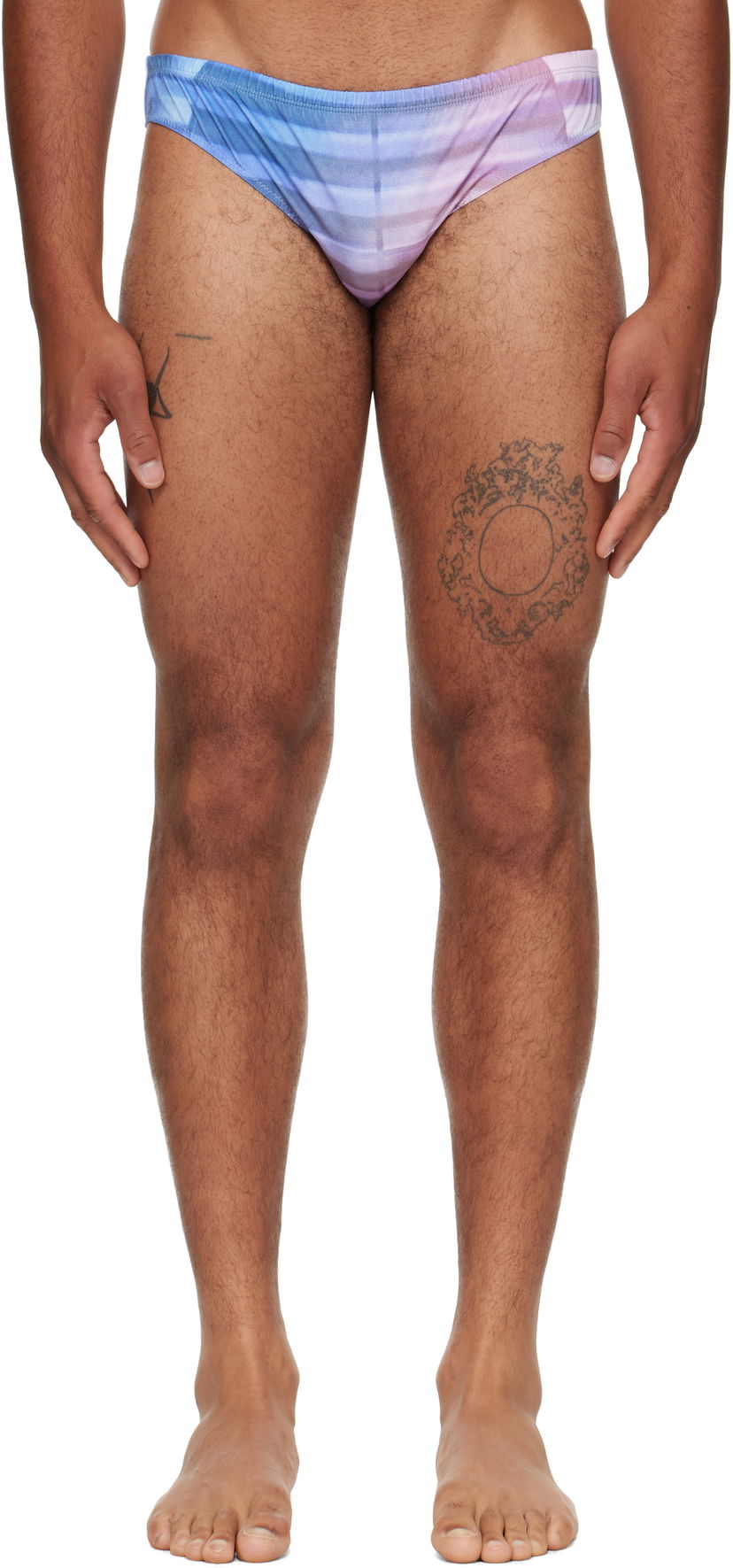 Badkläder Jean Paul Gaultier Jean Paul Gaultier 'The Air' Swim Briefs Flerfärgad | 25/03-M-SW068-J011P-565034