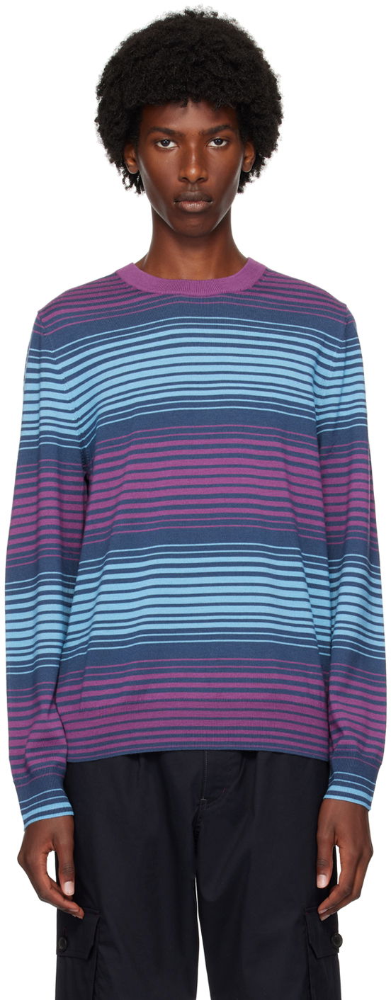 Sweater Paul Smith PS Paul Smith Striped Sweater Purpur | M2R-948Y-N22145-53, 0
