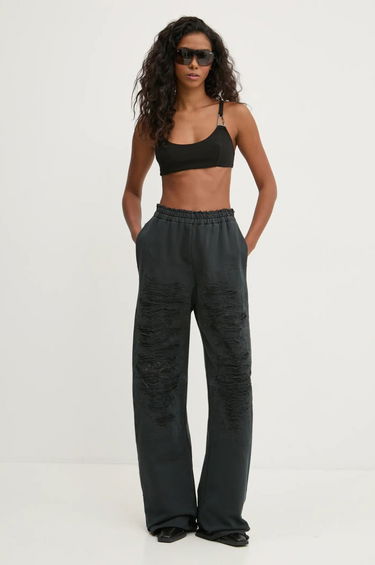 Träningsbyxor Maison Margiela Distressed Sweatpants Svart | S62KB0214.M25004, 1