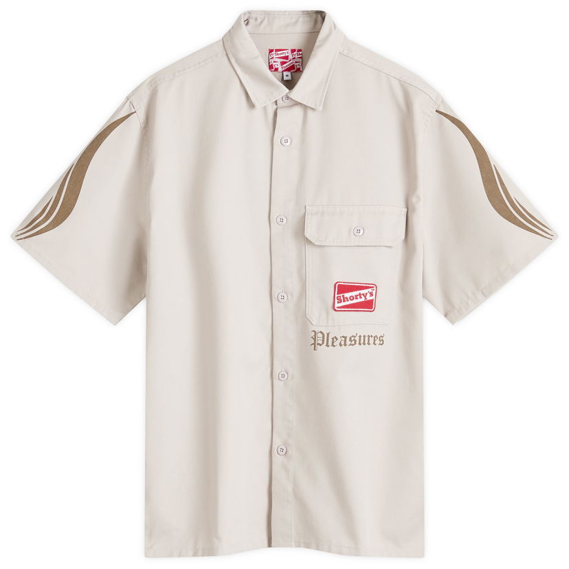 Skjorta Pleasures Gutierrez Work Shirt Beige | P24F006-BEI