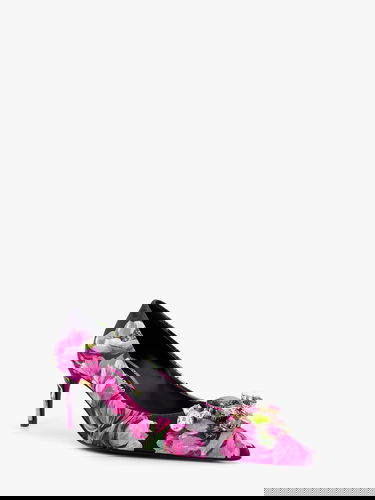 Sneakers och skor Dolce & Gabbana Floral-Print Pointed-Toe Pumps Flerfärgad | CD1900A6L95HN5KR, 1
