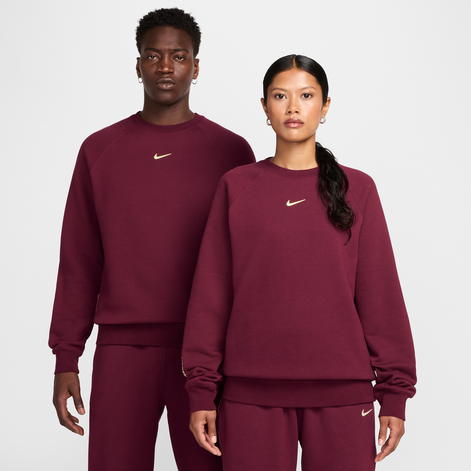 Sweatshirt Nike NOCTA Fleece Crewneck Sweatshirt Bourgogne | FN8160-638, 0