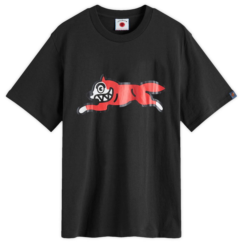 T-shirt BBC IceCream ICECREAM Running Dog Graphic T-Shirt, Size Large Svart | IC23449-BLK