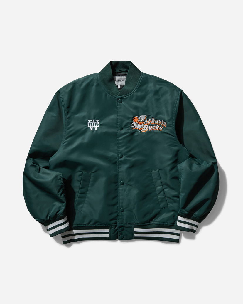 Bomberjacka Carhartt WIP Flaming Ducks Bomber Jacket Grön | I034510 2VOXX