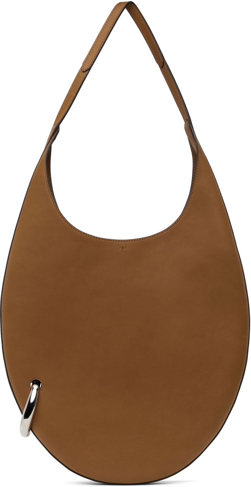 Axelväska Tory Burch Tory Burch Pierced Shoulder Bag Brun | 171566-200