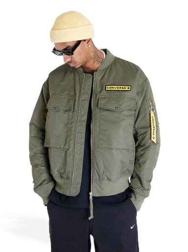 Bomberjacka Converse Military Pack Ma-1 Bomber Jacket Grön | 10023761-A01