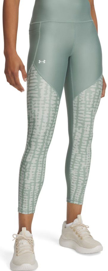 Damasker Under Armour Under Armour Tech Print Panel Ankle Leggings Grön | 1386407-348