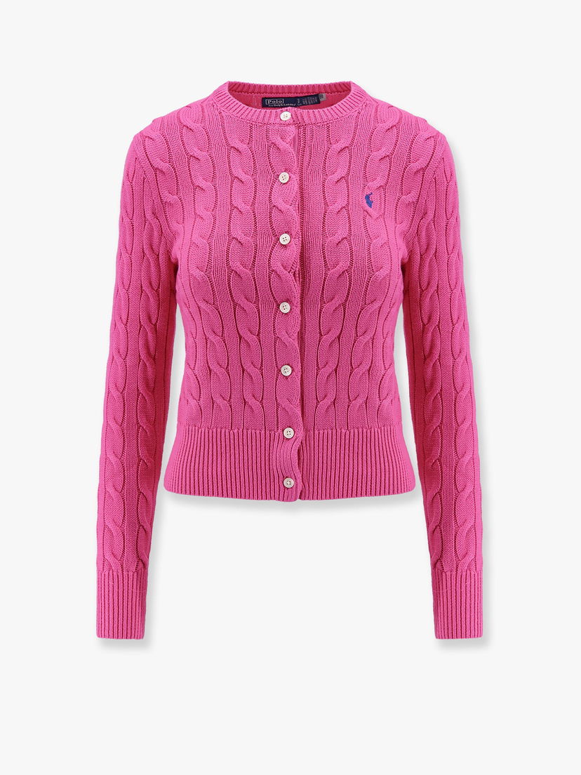 Sweater Polo by Ralph Lauren Cable Knit Cardigan by Polo Ralph Lauren Rosa | 211891643019