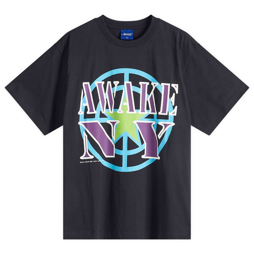 T-shirt Awake NY Awake NY Crosshair Graphic Tee Svart | AWK-SP25-TS002-BLK