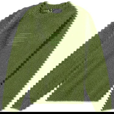Sweater Fred Perry Raf Simons x Fluffy Crewneck Grön | SK6518-M26, 0