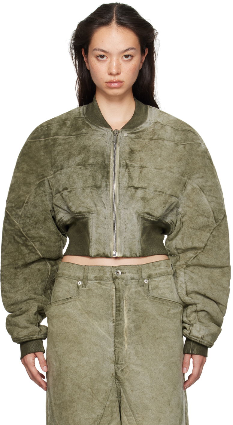 Bomberjacka Rick Owens Bomber Jacket Grön | DS02D2723 MO