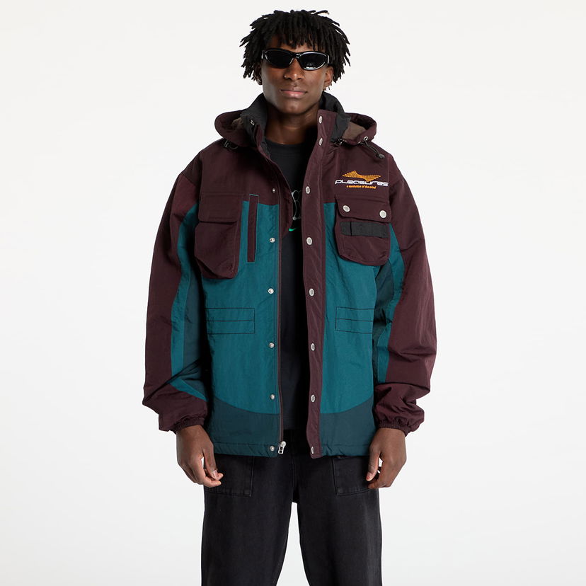 Vindjacka Pleasures PLEASURES Revolution Outdoor Jacket Flerfärgad | P24W002 BROWN