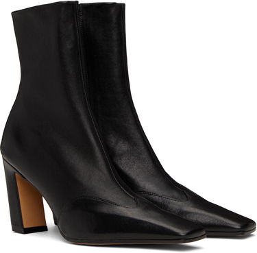 Sneakers och skor Khaite Khaite Nevada Stretch High Heel Boots Svart | F1067-836, 3