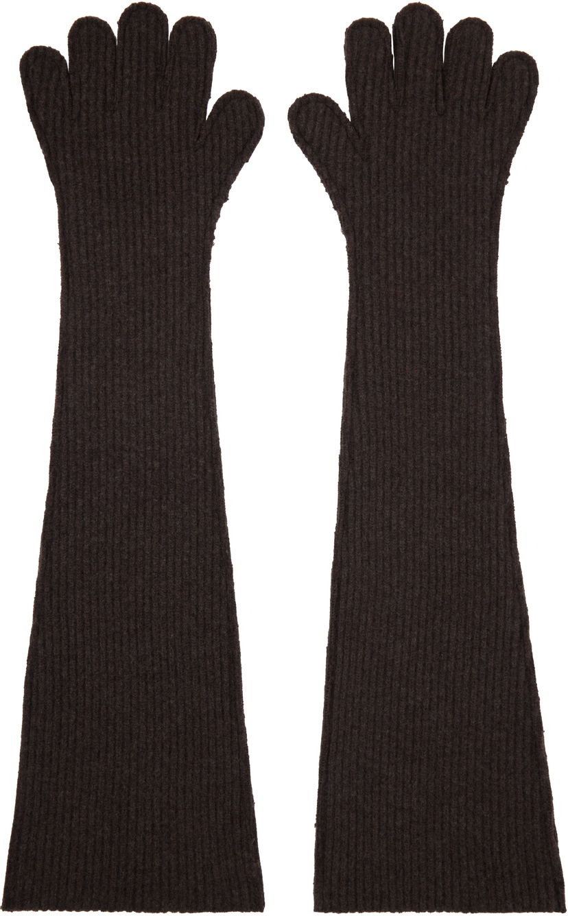 Handskar Marni Oversized Wool Gloves Brun | GNMC0036A1 UFWH22