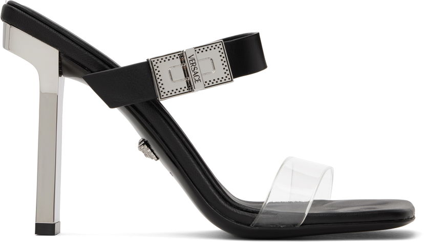 Skovård Versace Versace Medusa Heeled Sandals Svart | 1017187_1A08651_1B00P