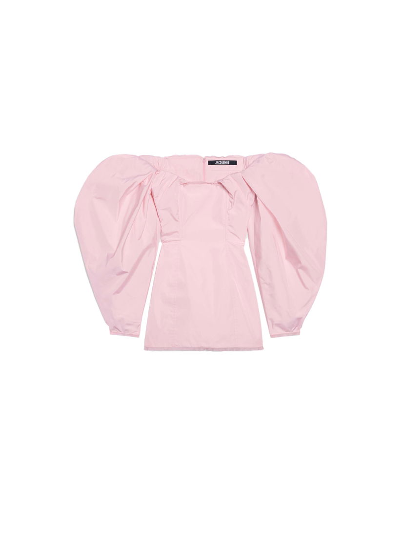 Klä Jacquemus La Robe Taffetas Dress Rosa | 233DR062-1472-410