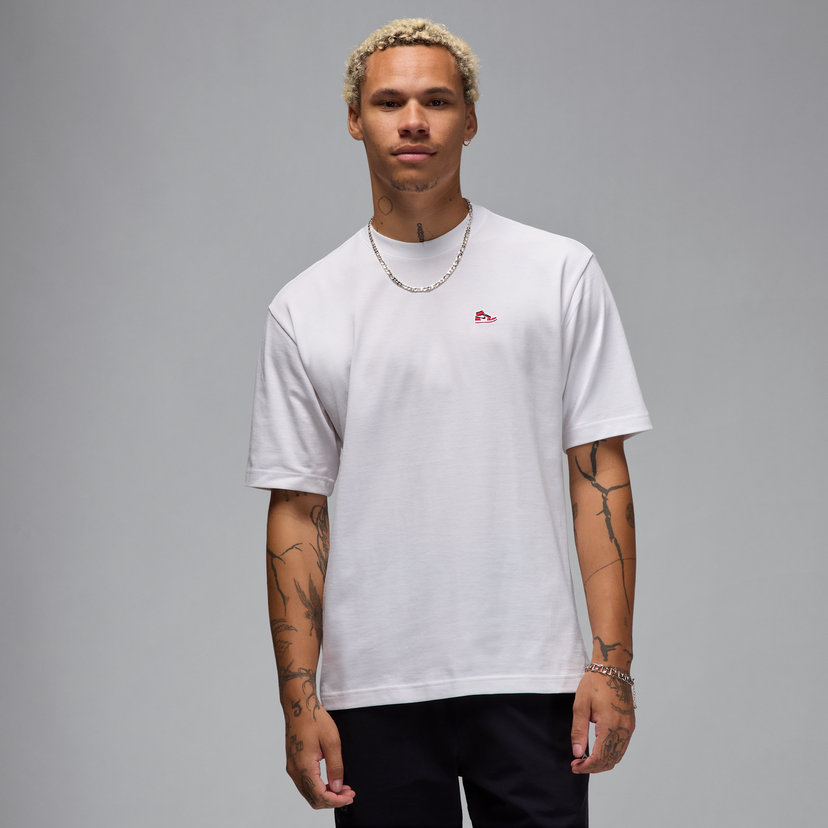 T-shirt Jordan Jordan Brand T-Shirt with Sneaker Patch Vit | HJ2326-100
