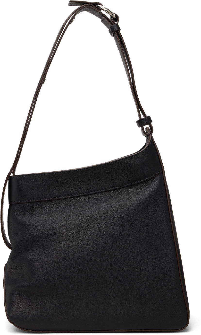 Axelväska Marni Marni Medium Muso Shoulder Bag Svart | SBMQ0108U0 P6947