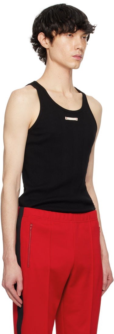 Linne Maison Margiela Maison Margiela Ribbed Tank Top Svart | S50NL0049 M20060, 1