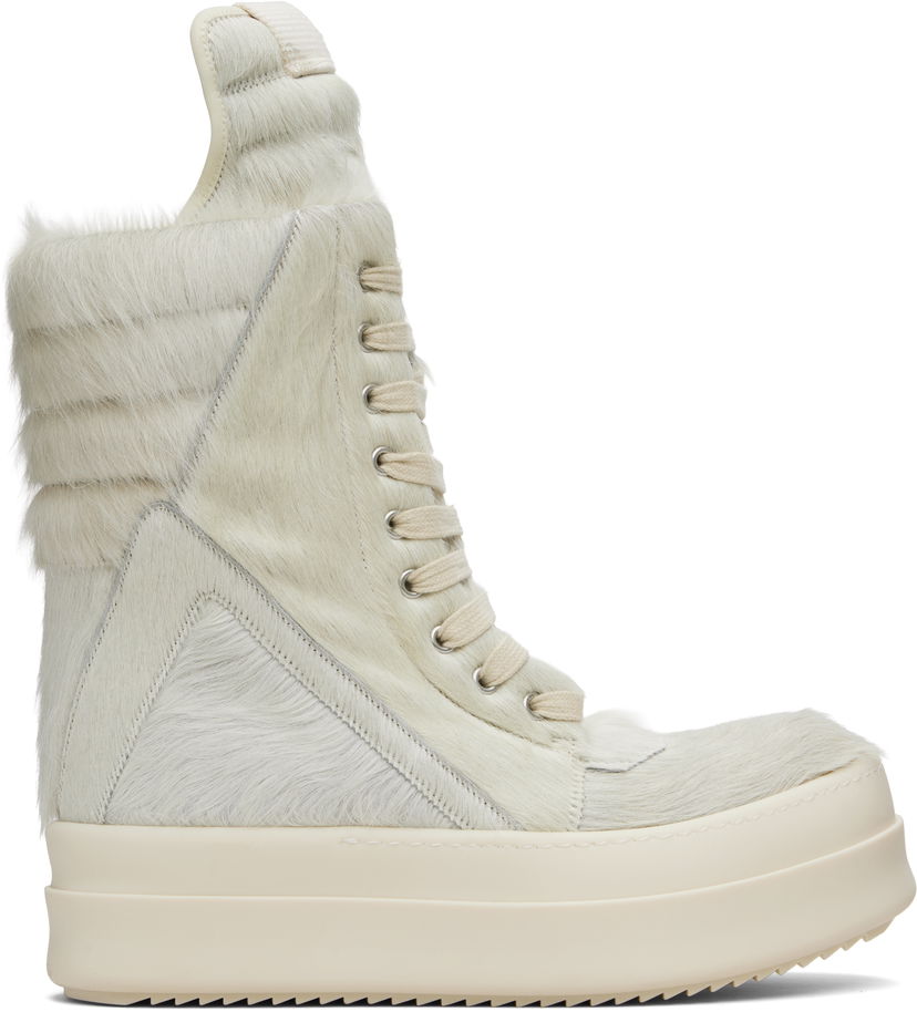 Sneakers och skor Rick Owens Concordians Megageobaskets Beige | RR02E1855 LHL