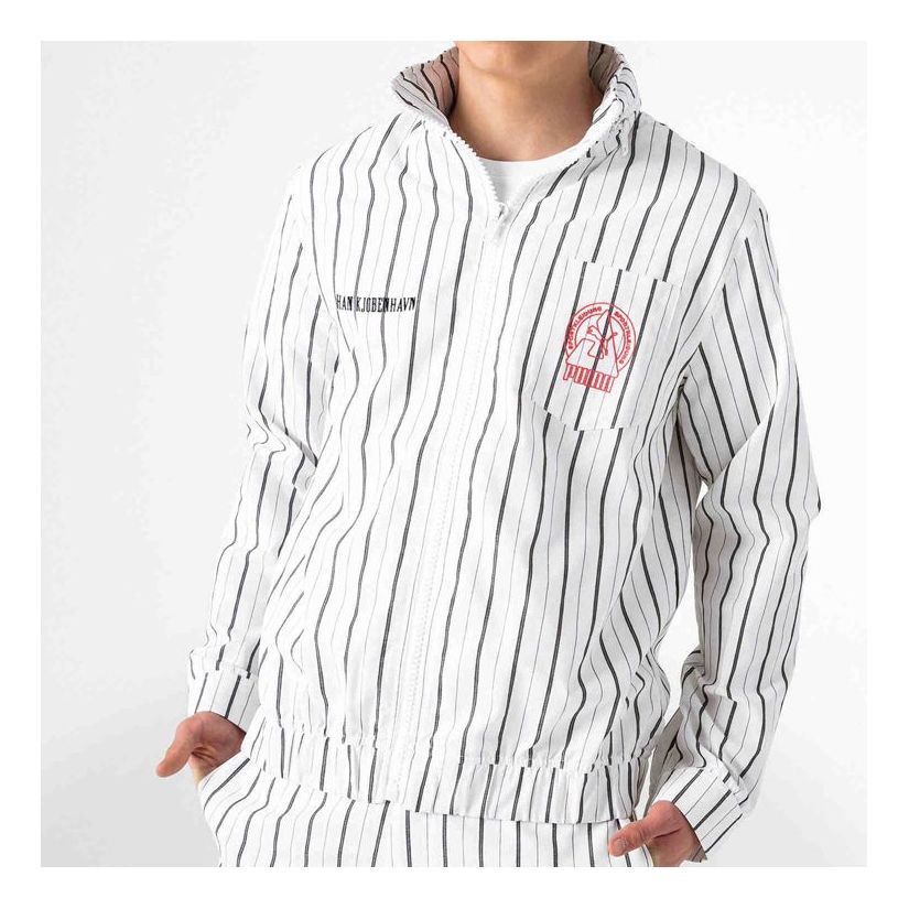 Träningsoverall Puma Han Kjobenhavn Crossover Stripe Jacket Vit | 578246-02