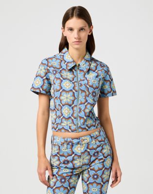 Jumpsuit Wrangler Wrangler Shirt Jacket Medallion XXL Blå | 112362607:XXL, 1