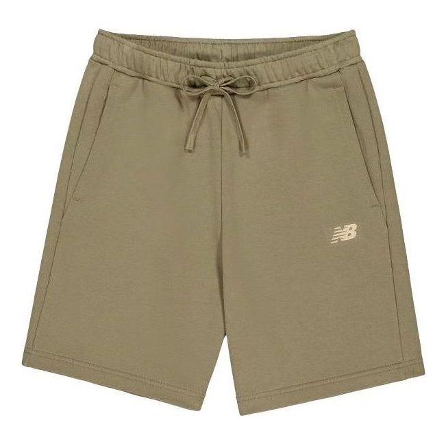 Shorts New Balance Cotton Logo Shorts Grön | AMS41365-CGN