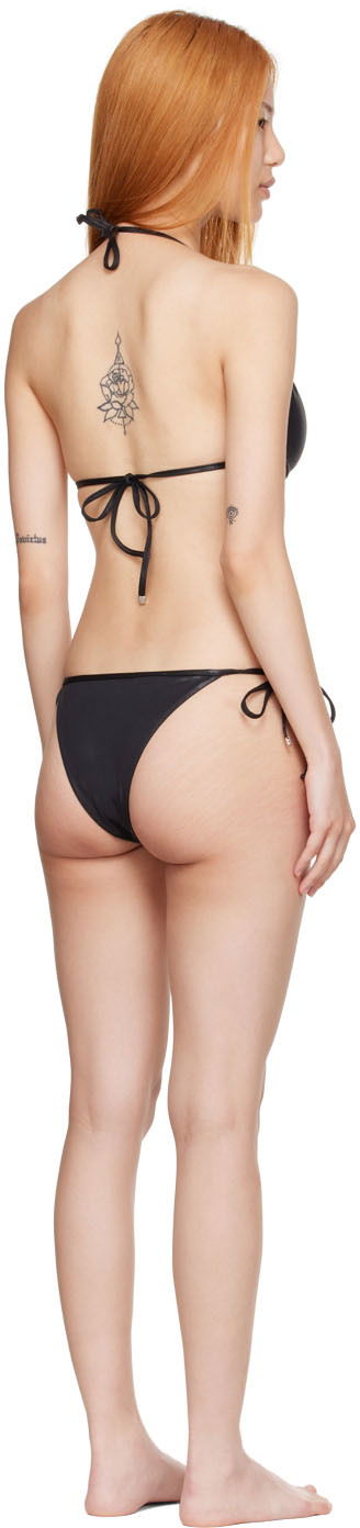 Badkläder The Attico The Attico Triangle Bikini Svart | 223WBB53 E052, 2