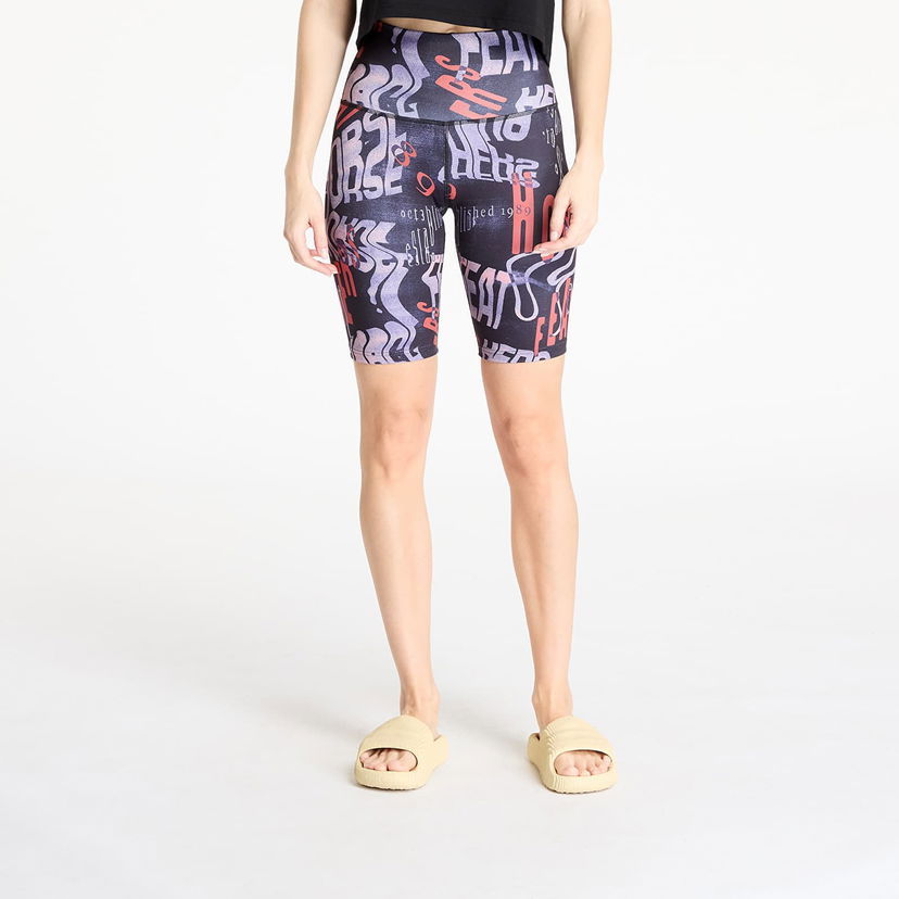 Shorts Horsefeathers Horsefeathers Tikka Typo Print Bike Shorts Svart | TW035D
