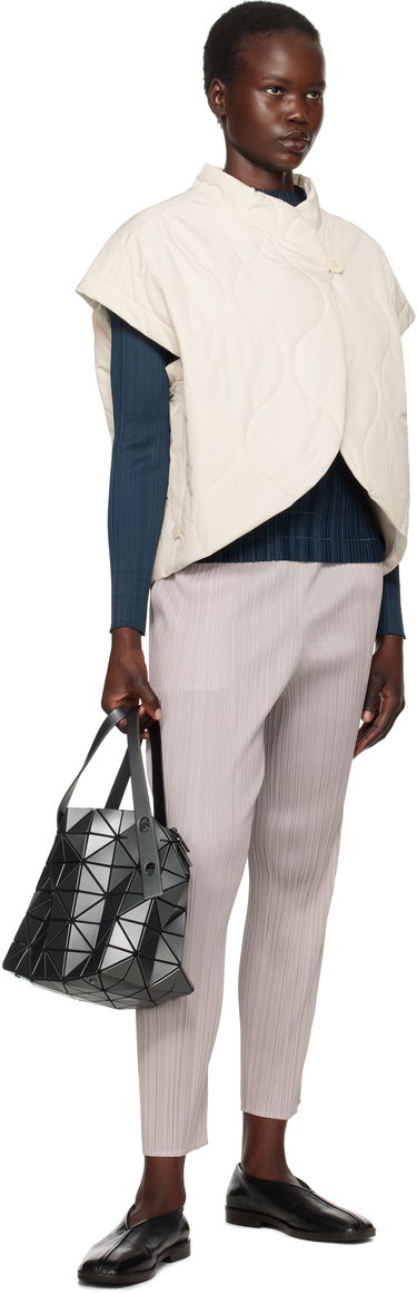 Väst Pleats Please Issey Miyake Issey Miyake Quilted Vest Vit | PP48ZE882, 3