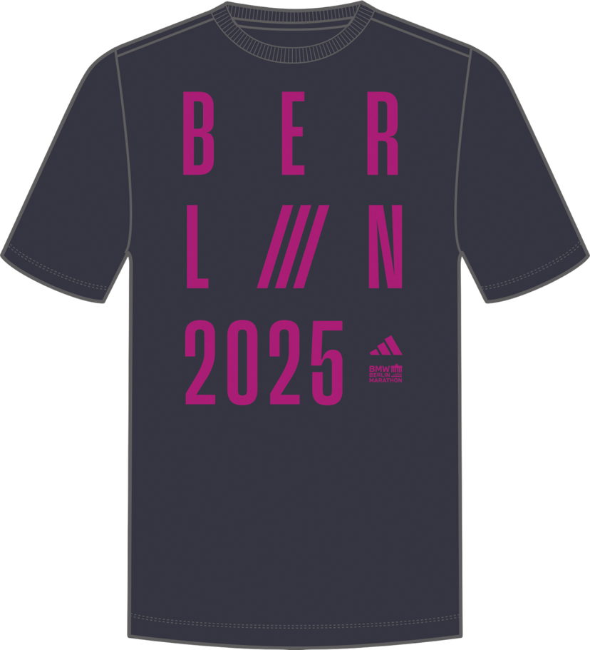 T-shirt adidas Originals Adidas BMW Berlin Marathon 2025 T-Shirt Grå | kb9887