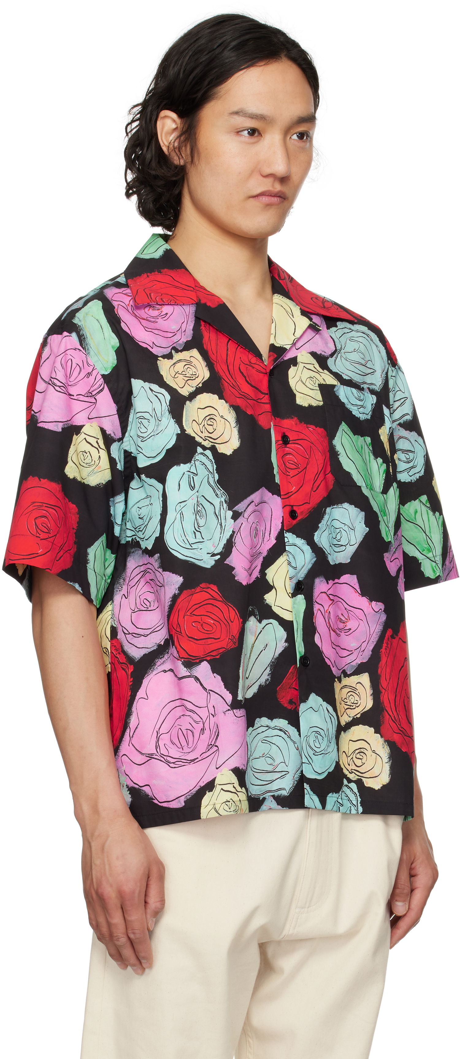 Skjorta Marni Marni Orion Print Bowling Shirt Svart | CUMU0213A5 UTC506, 1