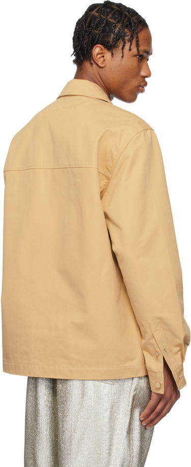 Jacka Casablanca Casablanca Zip-Up Jacket Beige | MS25-JK-341-01, 2