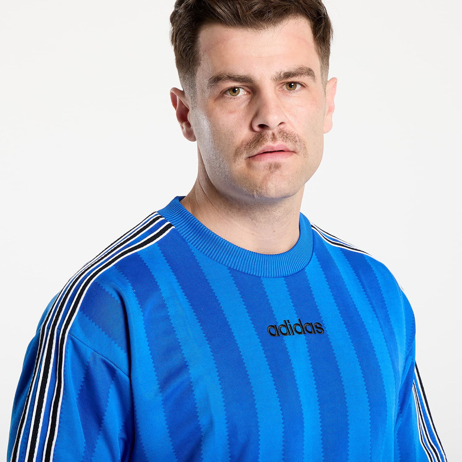 T-shirt adidas Originals 90s Stripe Jersey T-shirt Blå | JX3069, 1