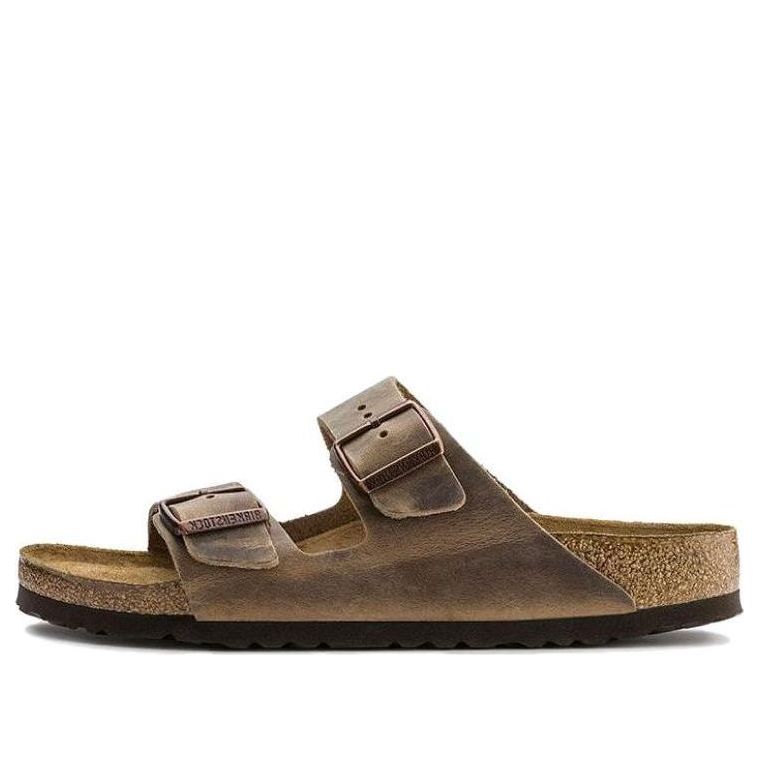 Sneakers och skor Birkenstock Arizona Soft Footbed Oiled Leather Narrow Fit Sandals Brun | 0552813