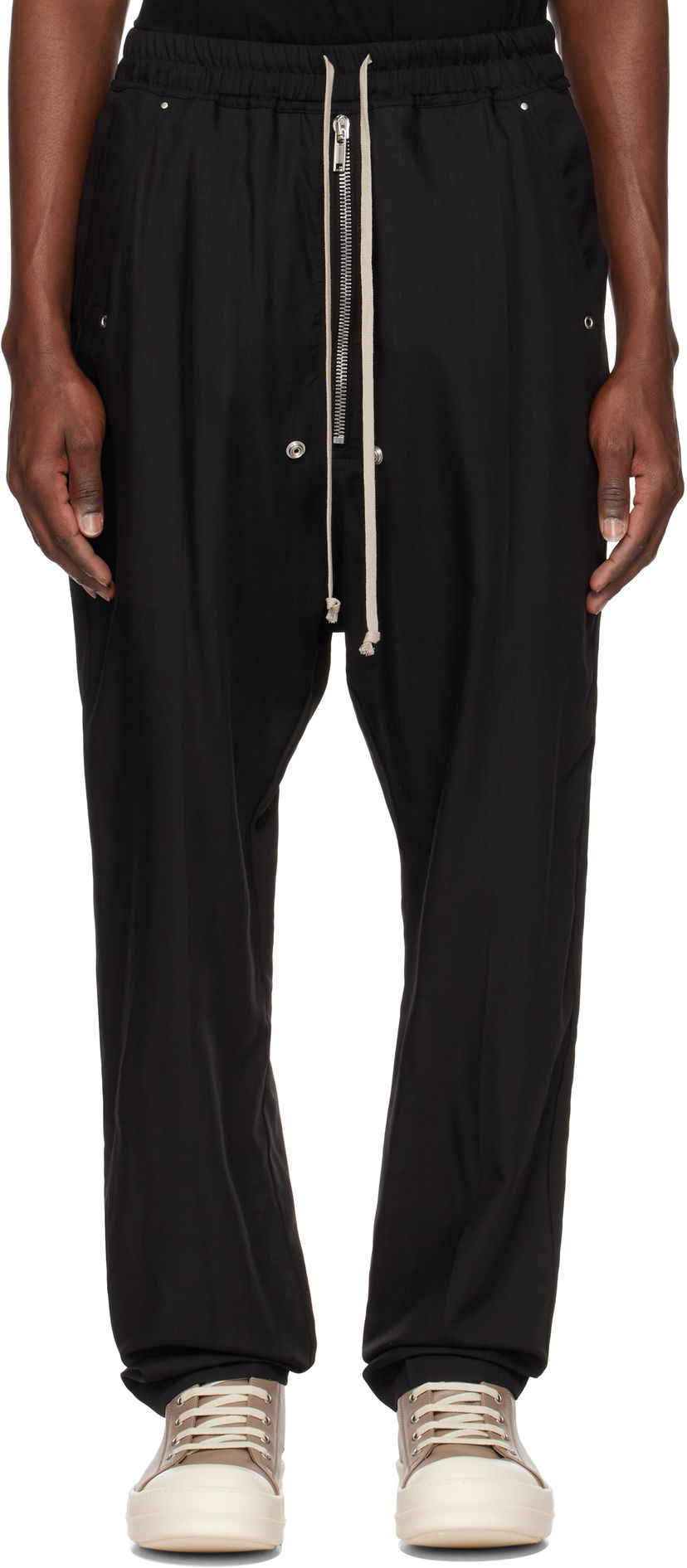 Träningsbyxor Rick Owens Rick Owens Hollywood Bela Trousers Svart | RU01E5361 WG