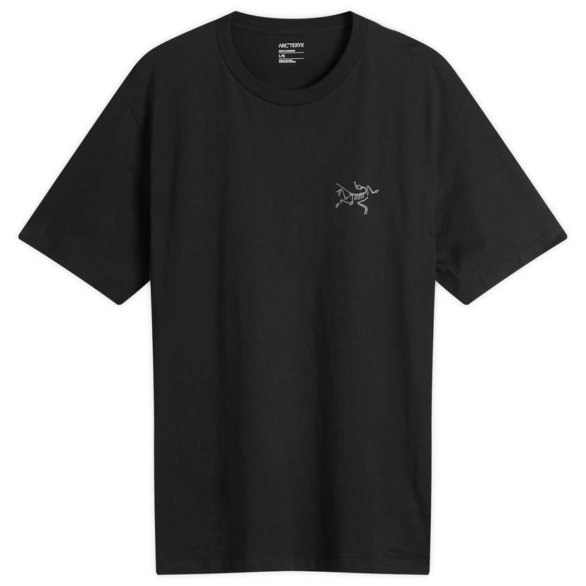 T-shirt Arcteryx Kragg SL Cotton T-Shirt, Size X-Large Svart | X000009533-002291