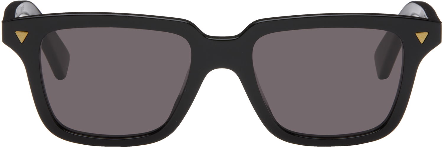 Solglasögon Bottega Veneta Bottega Veneta Triangle Stud Rectangular Sunglasses Svart | BV1363S-001, 0
