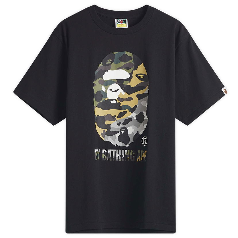 T-shirt BAPE 1St Camo Crazy By Bathing Ape T-Shirt, Size Large Svart | 001TEL301017M-BLK