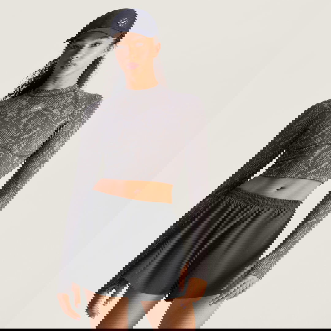 Crop top adidas Performance adidas By Stella McCartney Training Long Sleeve Crop Top Grå | JW4567, 0