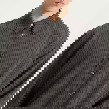 Skjorta OUR LEGACY Our Legacy Beyond Striped Ceremony Viscose Shirt Grå | M4252BIS, 5