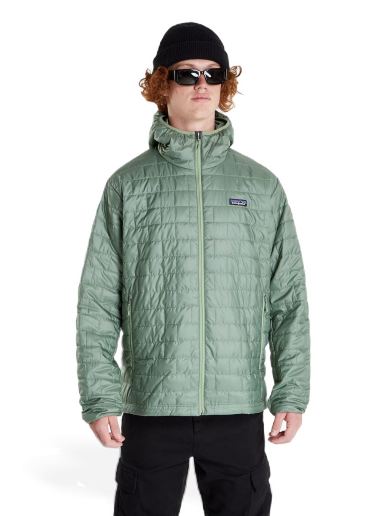 Pufferjacka Patagonia Nano Puff Hoody Grön | 84222