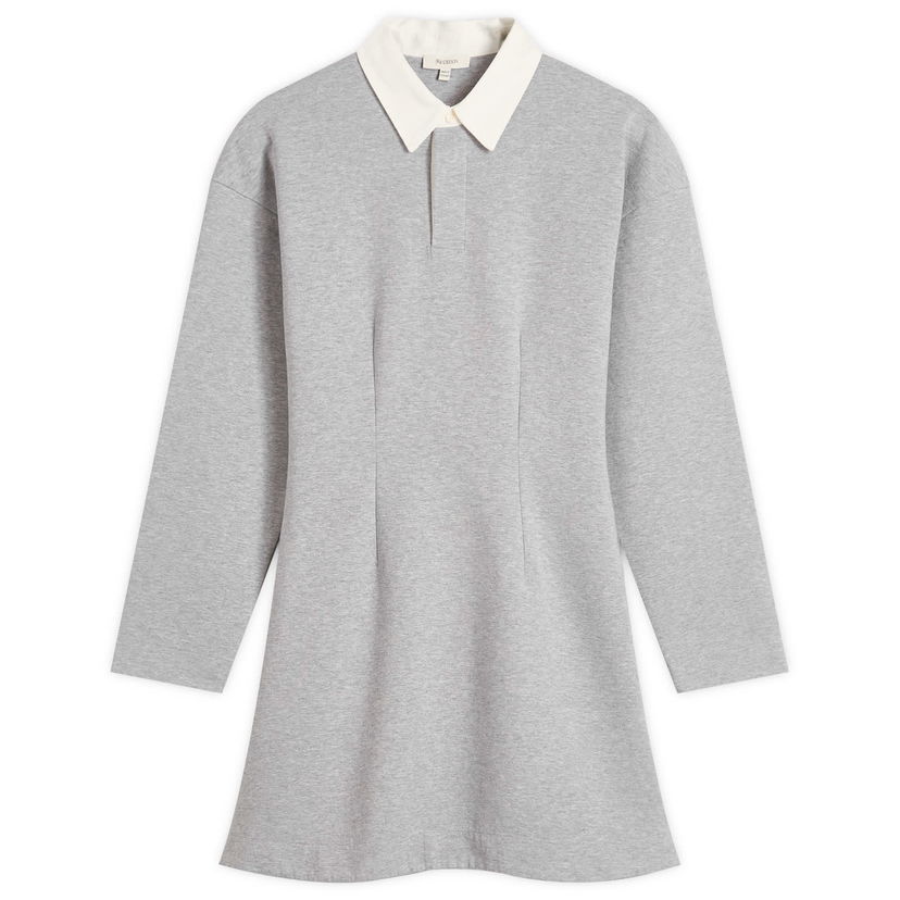 Klä JW Anderson JW Anderson Long Sleeve Polo Dress, Size Large Grå | JD0047-PG1845-945