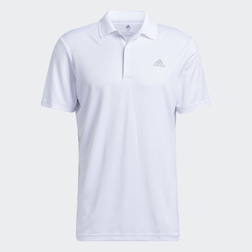 Polotröja adidas Performance Performance Primegreen Golf Polo Vit | GQ3132