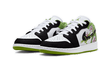 Sneakers och skor Jordan Air 1 Low "Floral Vines" GS Grön | DQ8389-100, 3